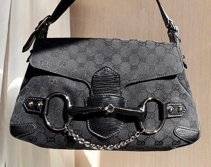 GUCCI Vintage Horsebit TOM FORD Era Runway Logo Back Purse Bag Etsy