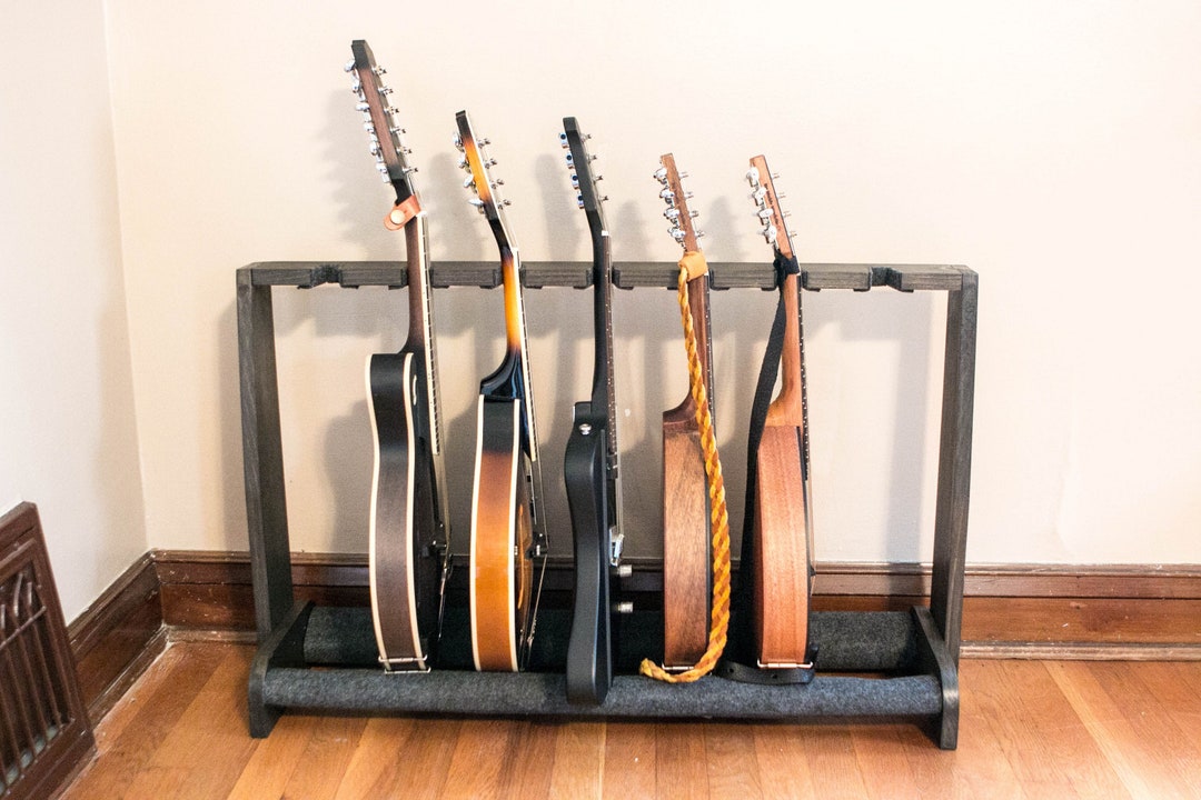 Wooden Mandolin and Large Ukulele Stand, Mandolin Rack, Multimandolin