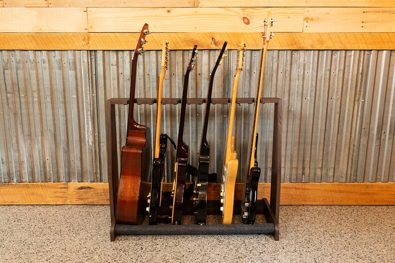 Wooden Guitar Stand Guitar Rack Multiguitar Holder Etsy