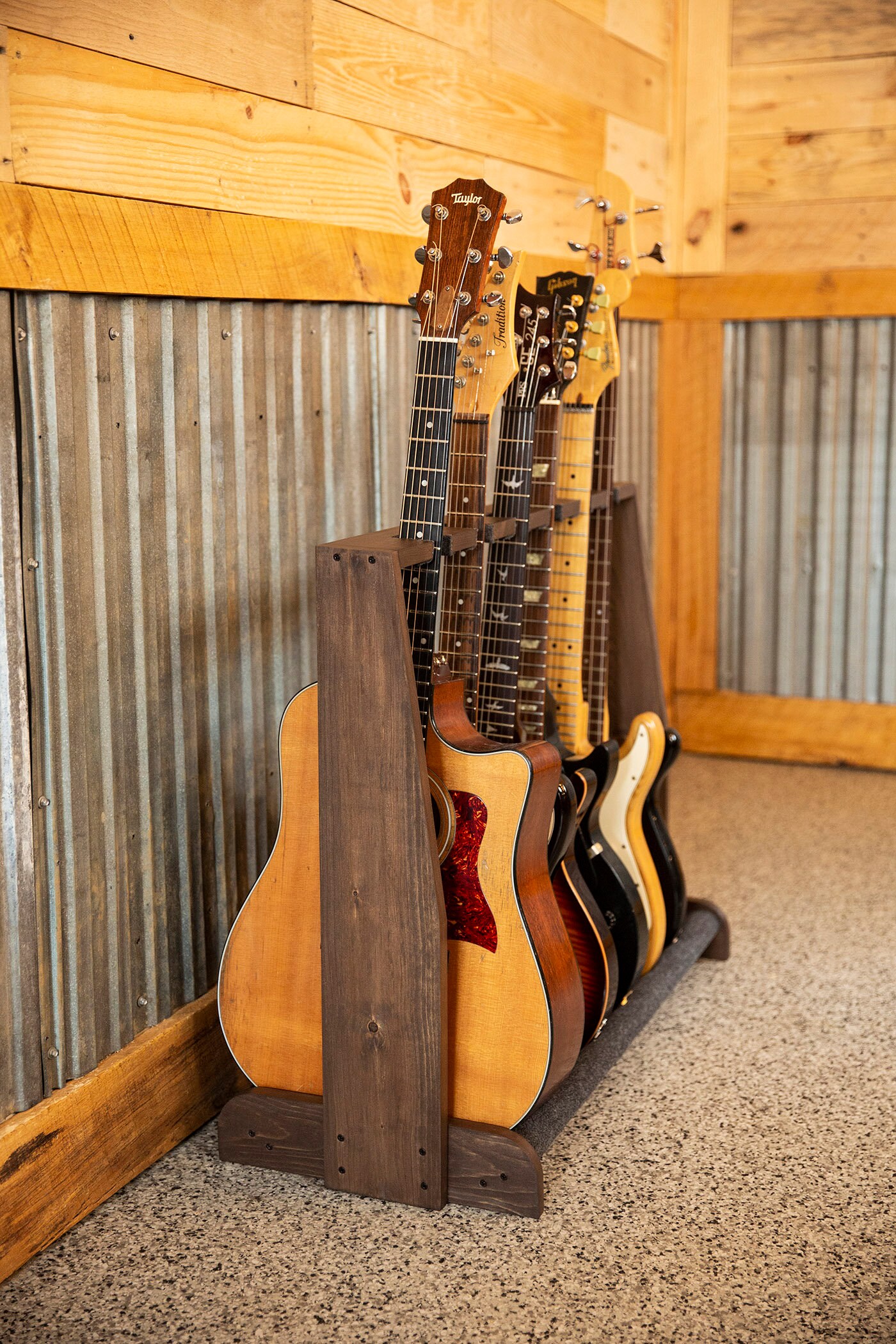 Wooden Guitar Rack for Up to 6 Guitars - MPL