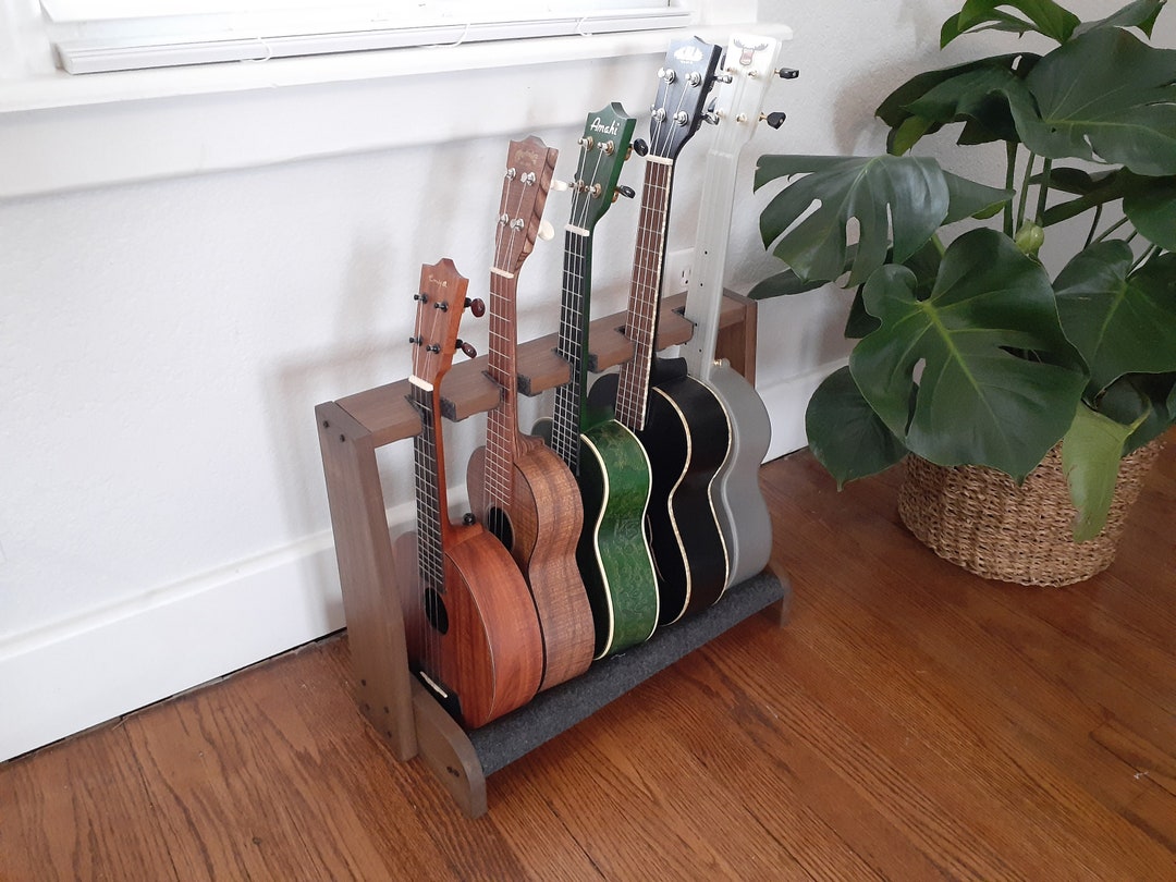 Wooden Ukulele Stand Ukulele Rack Multiukulele Holder Etsy