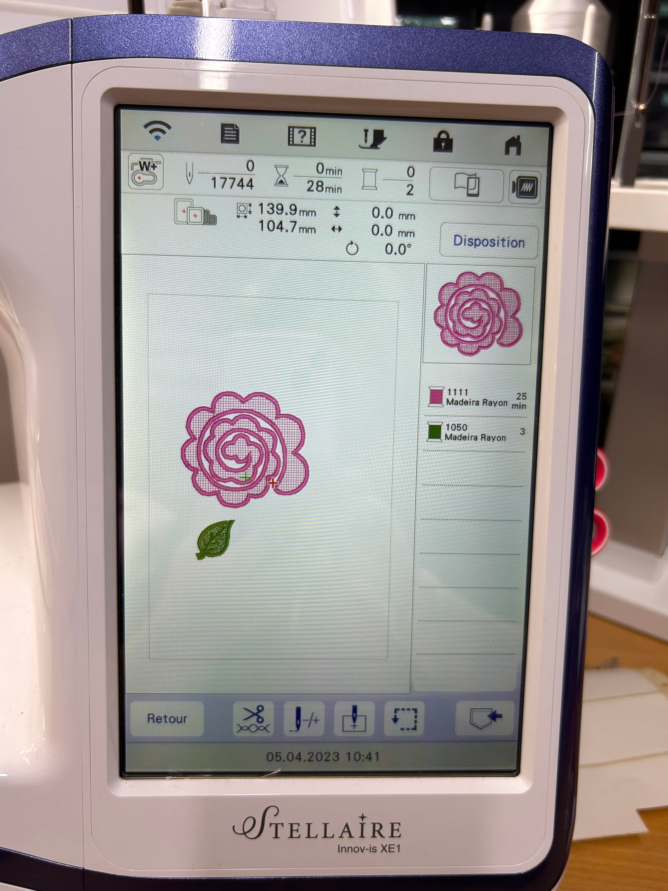 FSL 3D Rose Embroidery Digital File & Free FSL Sheet - Etsy