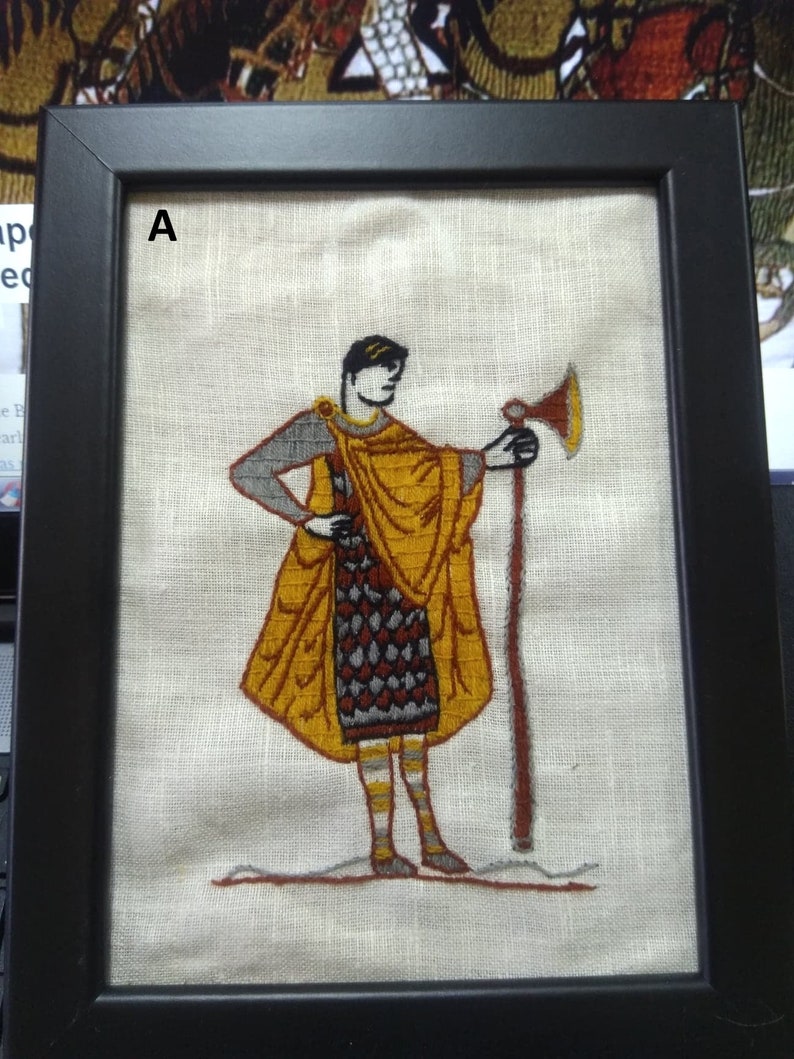 Bayeux Tapestry Embroidery Small Etsy