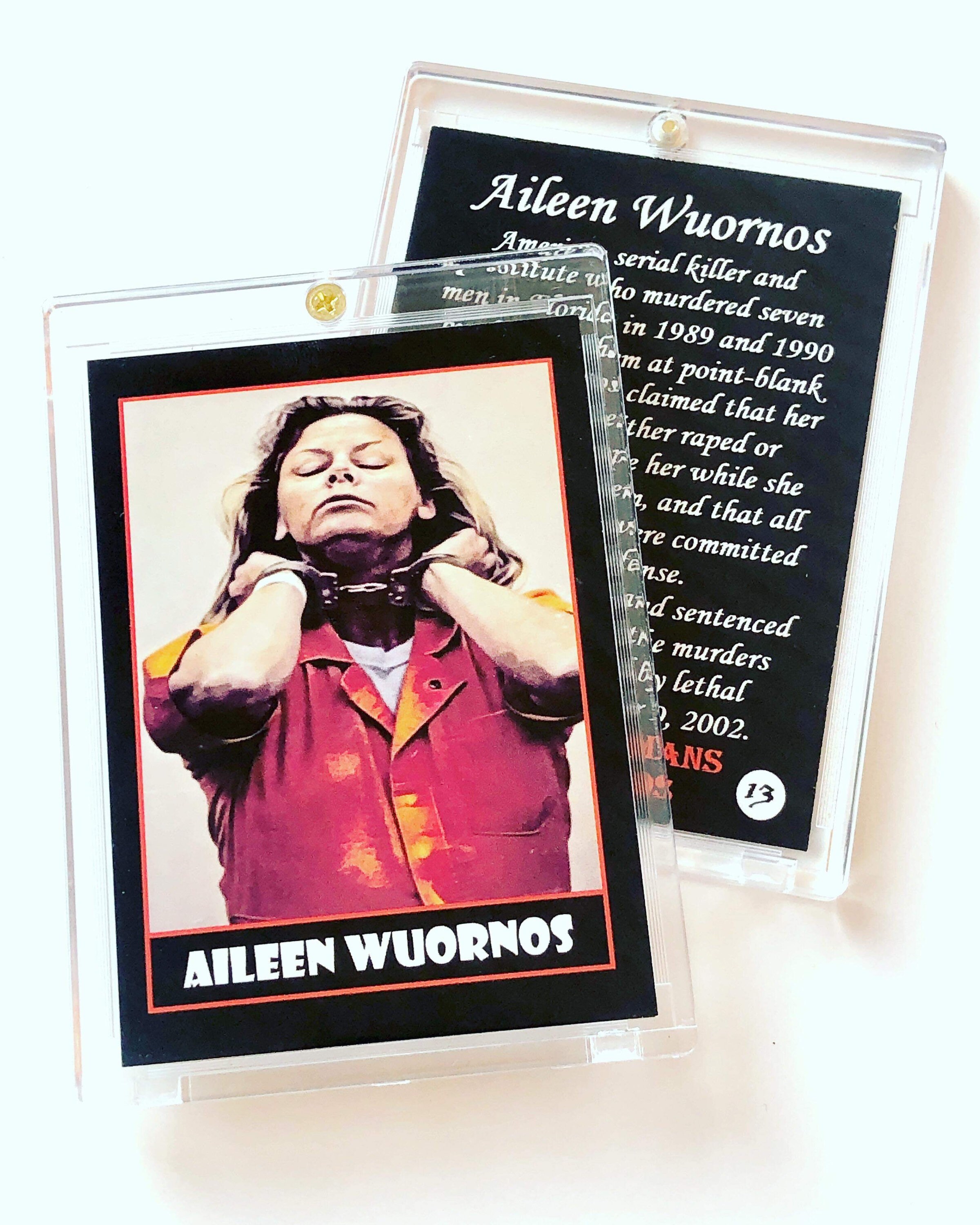 Aileen Wuornos Crime Card Horrible Human Crime Card | Etsy