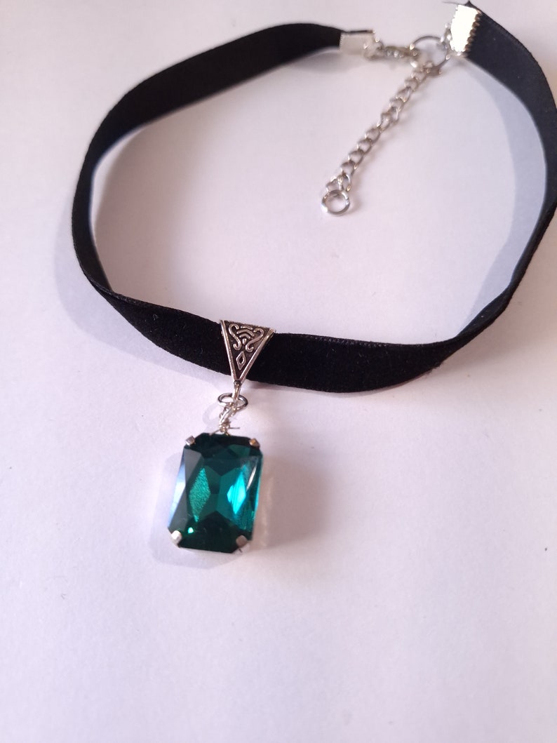 VIKI LYNN Black Velvet Choker Necklace Adjustable Italy