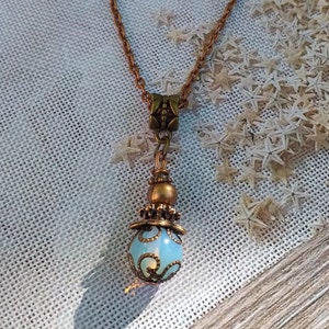 Opal necklace Copper necklace Victorian necklace Boho necklace Bohemian necklace moonstone necklace opal jewelry filigree necklace gift