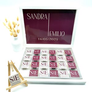 Chocolate box personalized in gold, silver, or light blue for wedding Düğün Hediyesi engagements guest gifts chocolate box chocolate