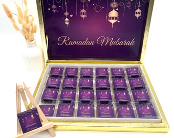 Schokobox personalisiert Ramdan Mübarek Bayram Gastgeschenk Mitgebsel Candybar Eid Mubarak