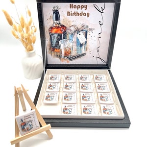 Chocolate box personalized guest gift children&#39;s birthday baptism wedding birth circumcision baby shower baby party