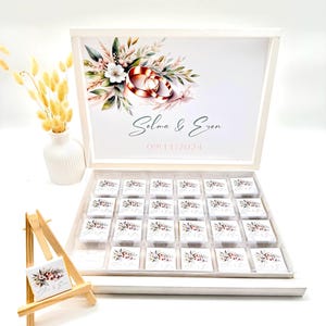 Chocolate box personalized in gold, silver, or light blue for wedding Düğün Hediyesi engagements guest gifts chocolate box chocolate