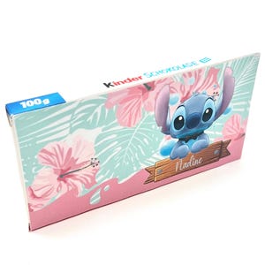 Adesivo Stitch 2 Adesivi personalizzati per bambini Cioccolato Festa di compleanno Regalo a sorpresa