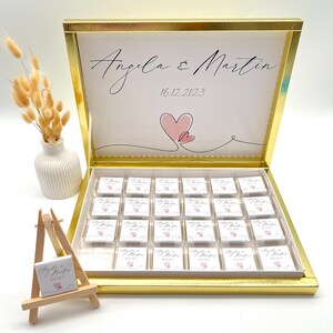 Chocolate box personalized guest gift children&#39;s birthday baptism wedding birth circumcision baby shower baby party