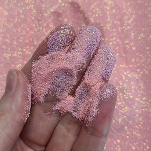 Pearly Pink Cosmetic Grade 0.3 glitter powder | Glitter for face, body, hair and nail art | Loose glitter nail supplier crafts resin