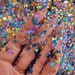 Holographic Mouse chunky glitter mix | Mothers Day Gift Mickey Glitter | face body hair nail art | Loose glitter for Resin supplier crafts 