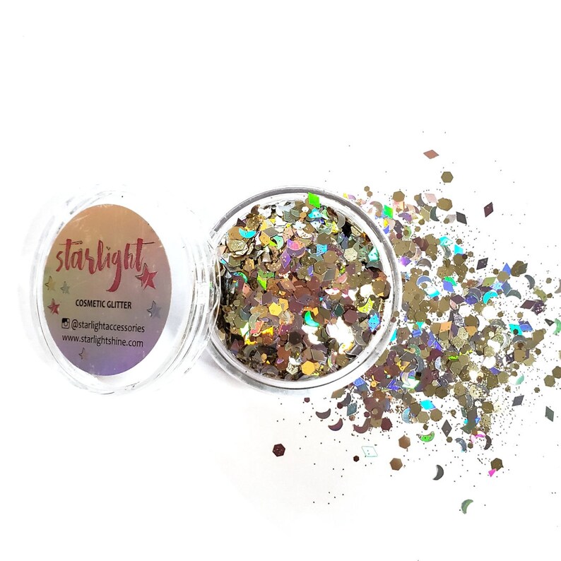 Gold chunky glitter mix Mothers Day Gift Glitter face body Etsy