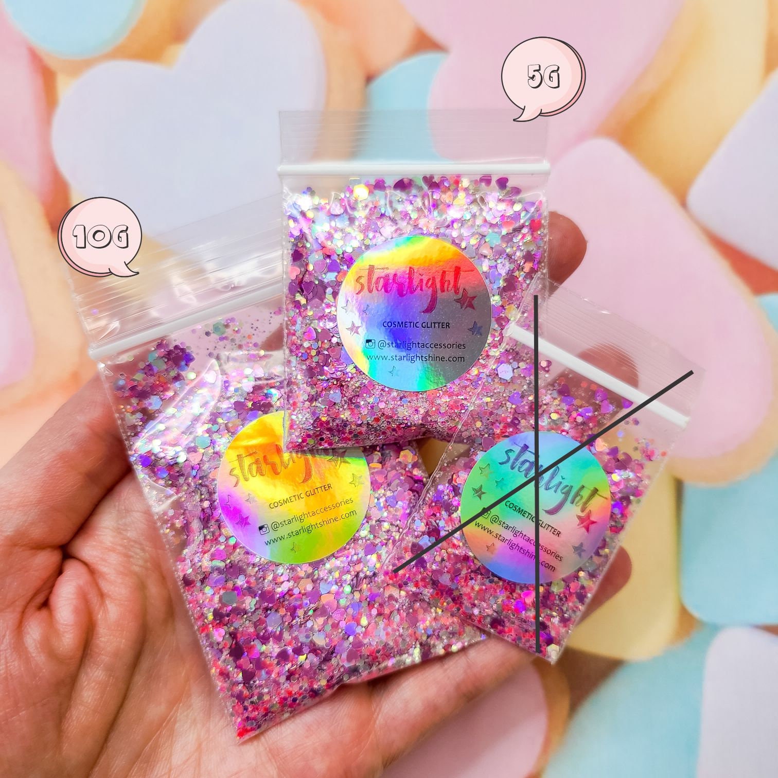 Pink Cake - Chunky Glitter Mix – craftingwithct