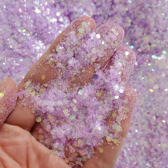 Moon Glitter glitter shapes, 3 grams. Purple. New with no tags.