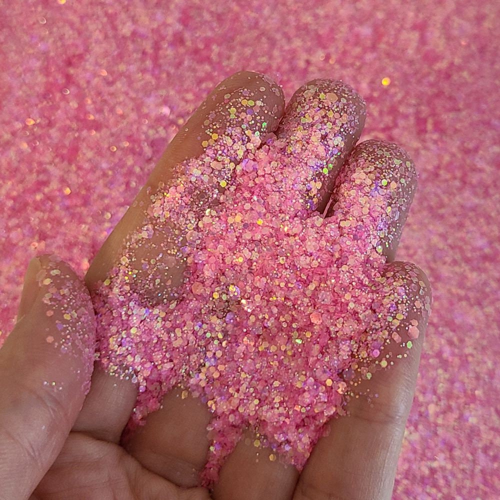 Barbie Pink Chunky Glitter Poly Glitter for any crafts! FAST SHIPPING!!