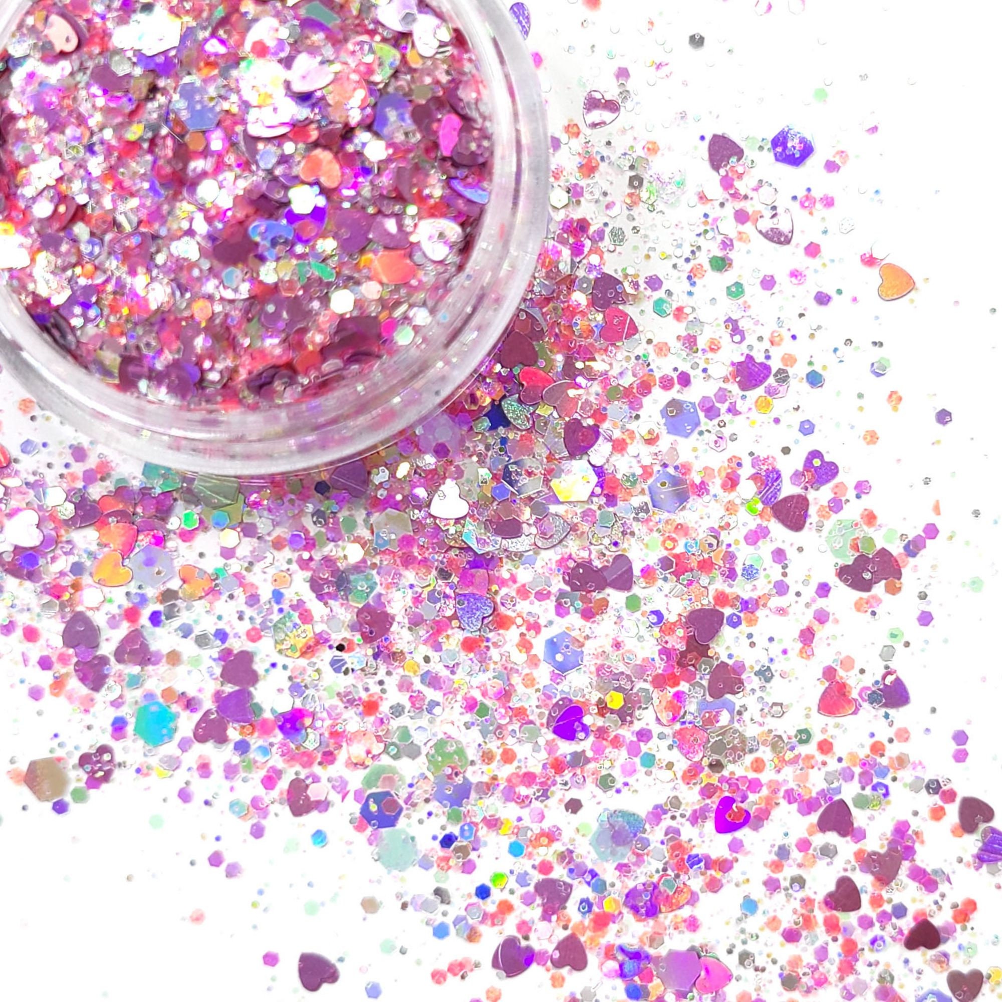 Red Chunky Glitter, Cheery Cherry Chunky Mix Holographic Glitter – The  Blank Pineapple