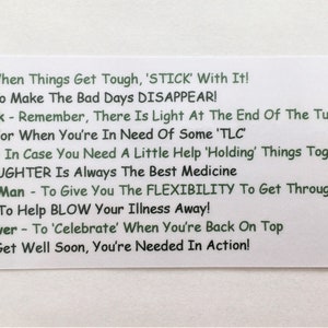 Get Well Soon Survival Kit Novelty Gift, Laughter is the Best Medine ...