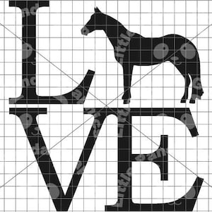 Love my Thoroughbred Horse SVG