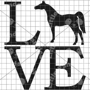 Love my Arabian Horse svg eps ai dxf pdf png