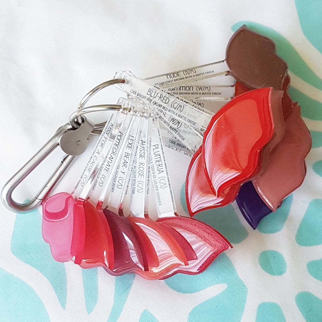 Lipsense Lip Precoloured Swatch Set 50 Permanent Colours Etsy Australia