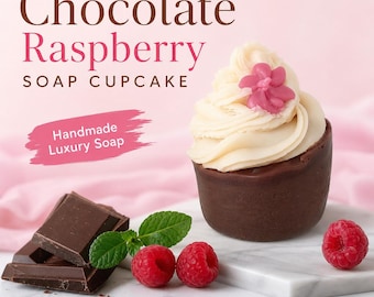 Handcrafted Cupcake Soap • Small Batch Artisan Bar • Clean Ingredients • Gentle Moisturizing Gift