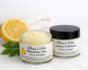Lemon Face & Lip Reviving Balm — Dual‑Action Moisture for Dry Skin + Lips