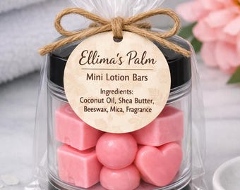 Candy‑Shaped Mini Lotion Bars – Sweet Fruity Scent • Natural Moisturizing Gift Set • Coconut Oil & Shea Butter • Handmade Skincare