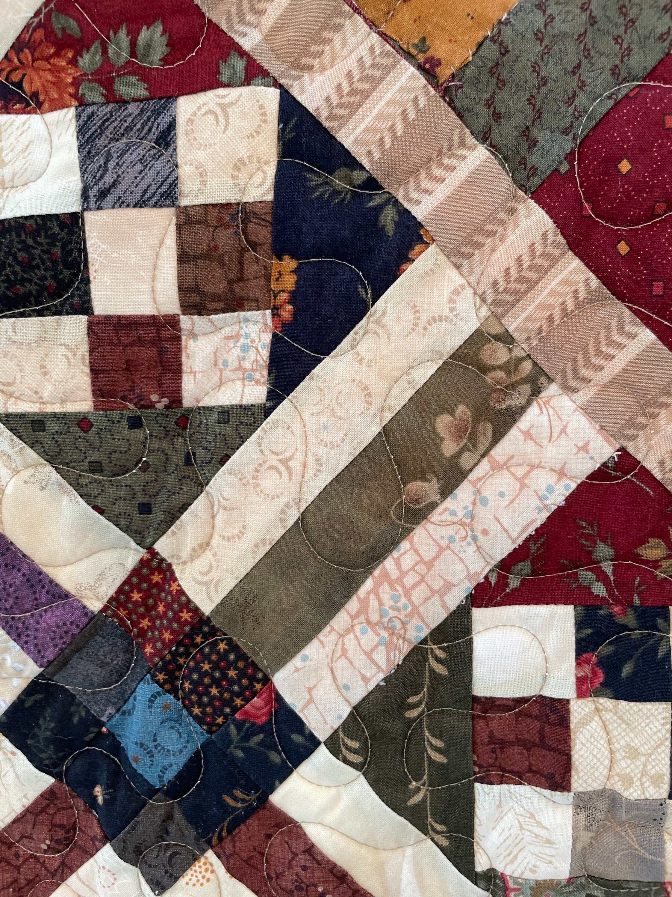 Rustic House Piecework Quilt for Sale Handmade Etsy