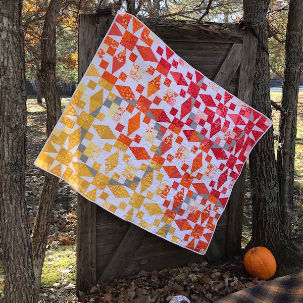 Orange Quilt - Etsy