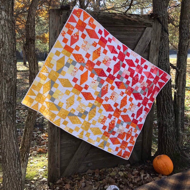 Orange Quilt - Etsy