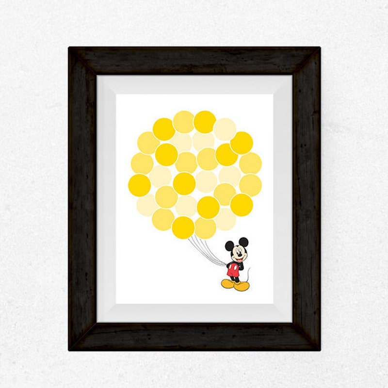 Mickey Guest Book - Etsy