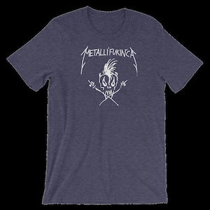 Metallifukinca Band shirt, perfect gift, Vintage Inspired, vintage, Metallica rock tshirt, Metallica concert, Metallica gift, Rock tee