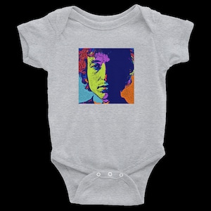 Bob Dylan Baby Bodysuit: Rock n&#39; Roll Hipster Gift