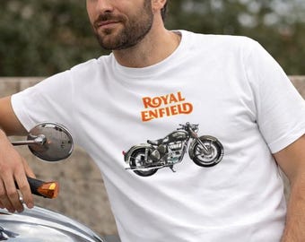 Royal Enfield T-shirt: Vintage Inspired Motorcycle Tee