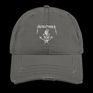 Sombrero bordado desgastado de Metallifukinca