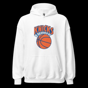 Unisex 50/50 Throwback NY Knicks vintage style hoodie