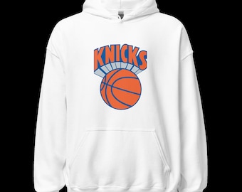 Unisex 50/50 Throwback NY Knicks Kapuzenpullover im Vintage-Stil