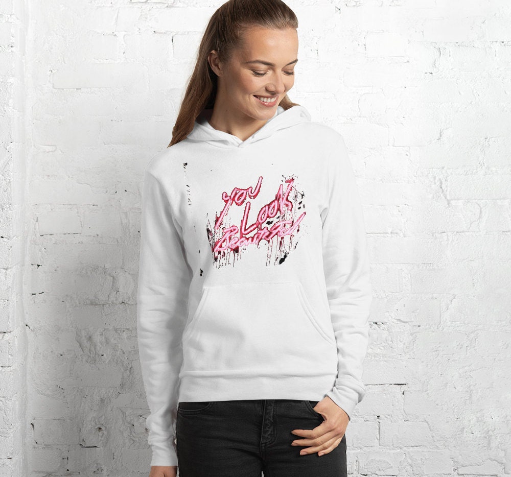 The Big Lebowski "The Dude" Vitruvian Man Hoodie, Unisex Pullover Hoodie, Heavyweight Graphic Sweatshirt Vitruvian Hoodie — Studio · Mr Brainwash Hoodie, "You Look" Street Art Sweatshirt, Unisex Pullover Hoodie, Heavyweight Graphic Sweatshirt, Street Art Gift view