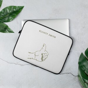 Elliott Smith, laptop sleeve case, perfect gift