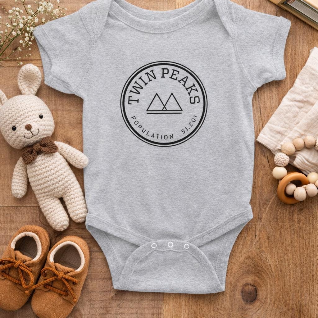 Twin Peaks Baby One Onesie — Baby by The Perfect Goods