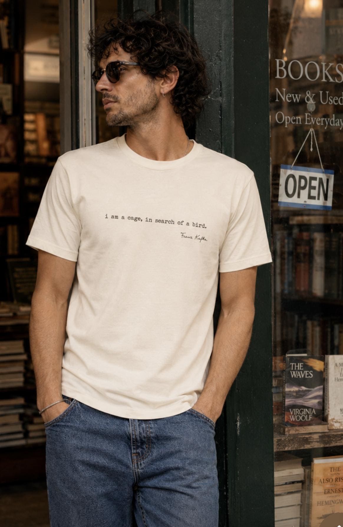 Franz Kafka Quote Shirt, Minimalist Literary T Tee — Tees by The Perfect Goods
