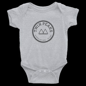 Twin Peaks One piece, hipster baby, The Perfect baby Gift, Twin Peaks baby,
