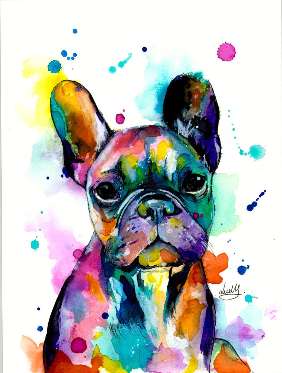 French Bulldog A4 and A3 Prints unframed - Etsy UK