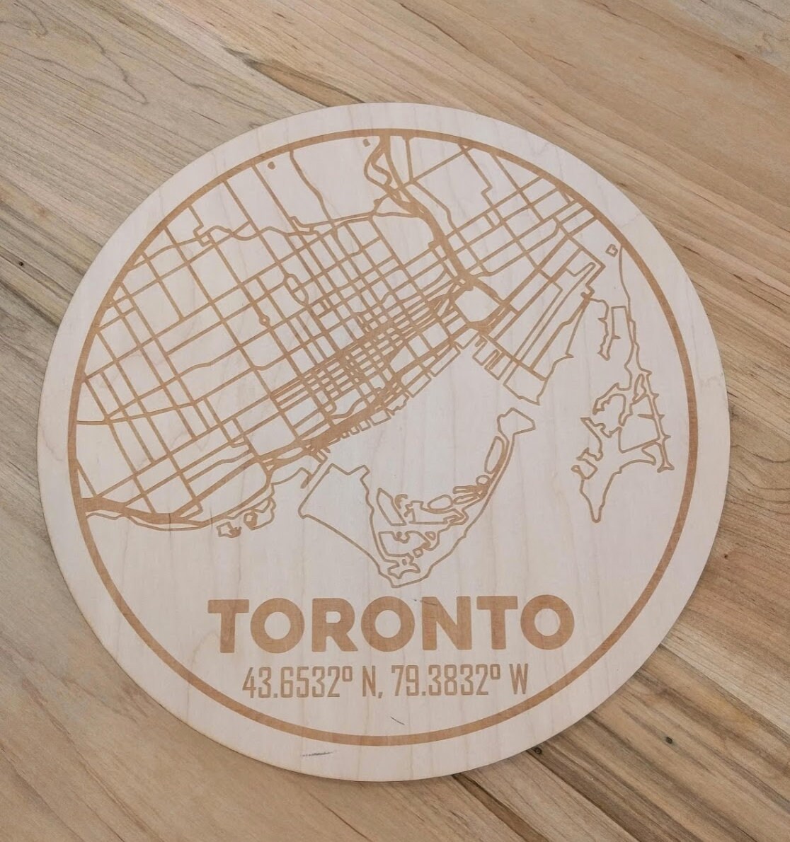 Toronto Map Sign! - Etsy