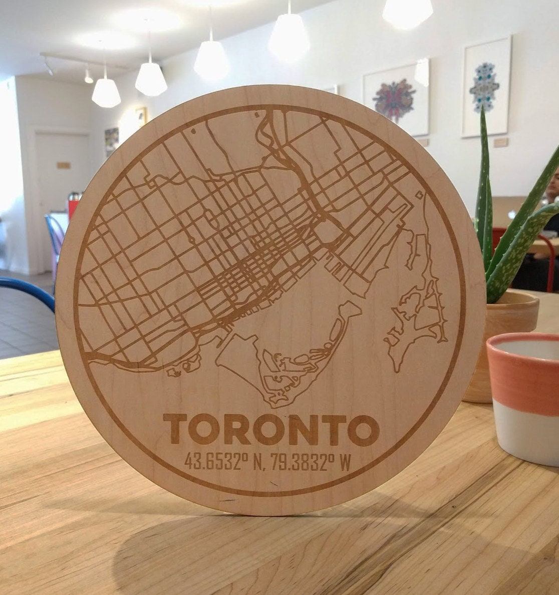 Toronto Map Sign! - Etsy