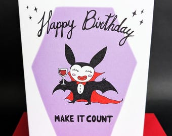 UnHappy Birthday - ダークでオルタナティブなゴシックな誕生日カード