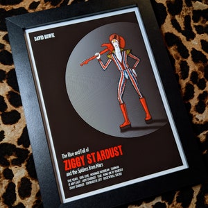 Ziggy Stardust | Original Fine Art Print, Gift Idea for David Bowie Fans, Rock Music Illustration Wall Art